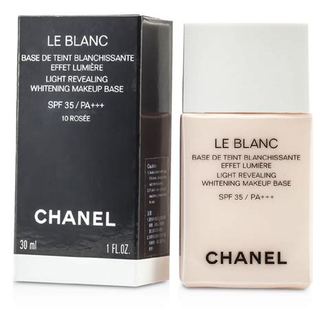 using chanel le blanc rosee base alone as a foundation|le blanc Chanel.